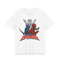 Gokai Red/Blue Super Sentai T Shirt Custom Graphic Art Cosplay Shirts Power Rangers Retro Vintage 90s Tee
