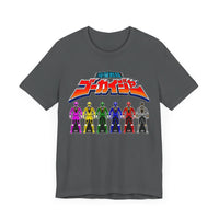 Gokaiger Ranger Keys Super Sentai T Shirt Custom Graphic Art Cosplay Shirts Power Rangers Retro Vintage 90s Tee