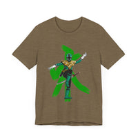 Green Samurai Dragon Ranger Super Sentai T Shirt Custom Graphic Art Cosplay Shirts Power Rangers Retro Vintage 90s Tee