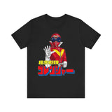 Akarenger Super Sentai T Shirt Custom Graphic Art Cosplay Shirts Power Rangers Retro Vintage 90s Tee