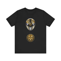 MMPR White Ranger Helmet Super Sentai T Shirt Custom Graphic Art Cosplay Shirts Power Rangers Retro Vintage 90s Tee