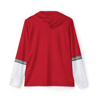 ToQger Red Hoodie (Full Print) Super Sentai T Shirt Custom Graphic Art Cosplay Shirts Power Rangers Retro Vintage 90s Tee