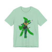 Green Samurai Dragon Ranger Super Sentai T Shirt Custom Graphic Art Cosplay Shirts Power Rangers Retro Vintage 90s Tee