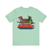 Zyurangers Red Green Mechas Super Sentai T Shirt Custom Graphic Art Cosplay Shirts Power Rangers Retro Vintage 90s Tee