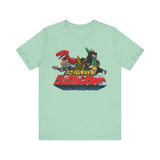 Zyurangers Red Green Mechas Super Sentai T Shirt Custom Graphic Art Cosplay Shirts Power Rangers Retro Vintage 90s Tee