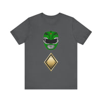 MMPR Green Helmet Super Sentai T Shirt Custom Graphic Art Cosplay Shirts Power Rangers Retro Vintage 90s Tee