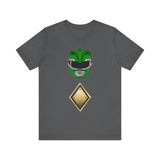 MMPR Green Helmet Super Sentai T Shirt Custom Graphic Art Cosplay Shirts Power Rangers Retro Vintage 90s Tee