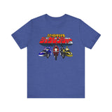 Zyuranger Bikes Super Sentai T Shirt Custom Graphic Art Cosplay Shirts Power Rangers Retro Vintage 90s Tee