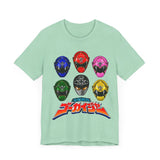 Gokaiger Helmets Super Sentai T Shirt Custom Graphic Art Cosplay Shirts Power Rangers Retro Vintage 90s Tee