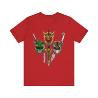 Ranger Evolution Super Sentai T Shirt Custom Graphic Art Cosplay Shirts Power Rangers Retro Vintage 90s Tee