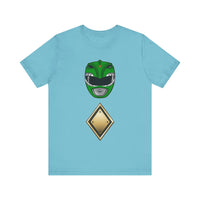 MMPR Green Helmet Super Sentai T Shirt Custom Graphic Art Cosplay Shirts Power Rangers Retro Vintage 90s Tee