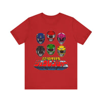 Zyuranger Helmets Super Sentai T Shirt Custom Graphic Art Cosplay Shirts Power Rangers Retro Vintage 90s Tee