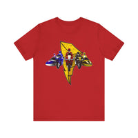 Battle Bikes Vintage Style Super Sentai T Shirt Custom Graphic Art Cosplay Shirts Power Rangers Retro  90s Tee