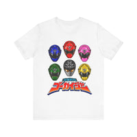 Gokaiger Helmets Super Sentai T Shirt Custom Graphic Art Cosplay Shirts Power Rangers Retro Vintage 90s Tee