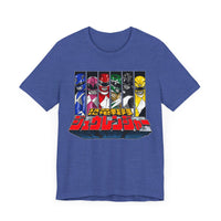 Zyuranger Super Sentai T Shirt Custom Graphic Art Cosplay Shirts Power Rangers Retro Vintage 90s Tee