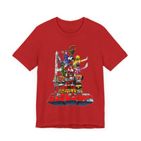 Zyuranger Super Sentai T Shirt Custom Graphic Art Cosplay Shirts Power Rangers Retro Vintage 90s Tee