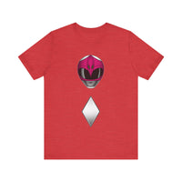MMPR Pink Helmet Super Sentai T Shirt Custom Graphic Art Cosplay Shirts Power Rangers Retro Vintage 90s Tee