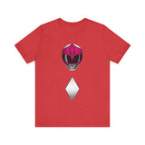 MMPR Pink Helmet Super Sentai T Shirt Custom Graphic Art Cosplay Shirts Power Rangers Retro Vintage 90s Tee