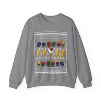 MMPR Ugly Christmas Sweatshirt Super Sentai T Shirt Custom Graphic Art Cosplay Shirts Power Rangers Retro Vintage 90s Tee