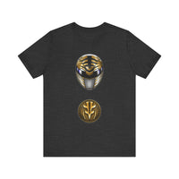 MMPR White Ranger Helmet Super Sentai T Shirt Custom Graphic Art Cosplay Shirts Power Rangers Retro Vintage 90s Tee