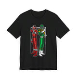 BFF Rangers Super Sentai T Shirt Custom Graphic Art Cosplay Shirts Green Ranger Power Rangers Retro Vintage 90s Tee