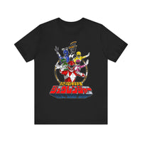 Zyuranger Team Super Sentai T Shirt Custom Graphic Art Cosplay Shirts Power Rangers Retro Vintage 90s Tee