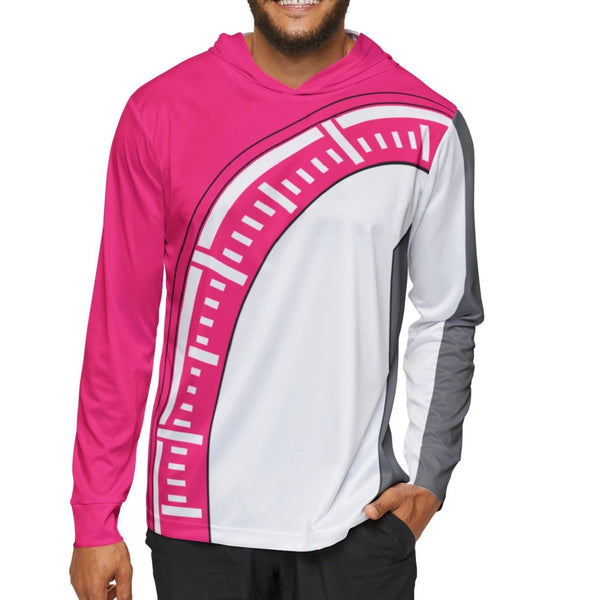 Boonboomger Pink Hoodie (Full Print) Super Sentai T Shirt Custom Graphic Art Cosplay Shirts Power Rangers Retro Vintage 90s Tee