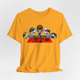 Jetman Team Tee Super Sentai T Shirt Custom Graphic Art Cosplay Shirts  Retro Vintage 90s