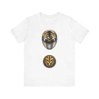 MMPR White Ranger Helmet Super Sentai T Shirt Custom Graphic Art Cosplay Shirts Power Rangers Retro Vintage 90s Tee