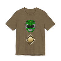 MMPR Green Helmet Super Sentai T Shirt Custom Graphic Art Cosplay Shirts Power Rangers Retro Vintage 90s Tee