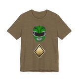 MMPR Green Helmet Super Sentai T Shirt Custom Graphic Art Cosplay Shirts Power Rangers Retro Vintage 90s Tee