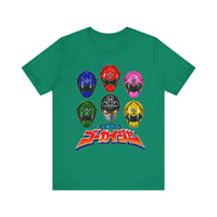 Gokaiger Helmets Super Sentai T Shirt Custom Graphic Art Cosplay Shirts Power Rangers Retro Vintage 90s Tee