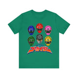 Gokaiger Helmets Super Sentai T Shirt Custom Graphic Art Cosplay Shirts Power Rangers Retro Vintage 90s Tee