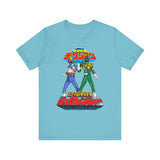 Legendary Izumi Green Ranger Changeman Blue Super Sentai T Shirt Custom Graphic Art Cosplay Shirts Power Rangers Retro Vintage Tee