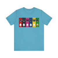 MMPR Colors Super Sentai T Shirt Custom Graphic Art Cosplay Shirts Power Rangers Retro Vintage 90s Tee