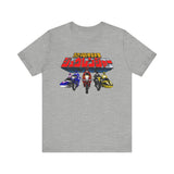 Zyuranger Bikes Super Sentai T Shirt Custom Graphic Art Cosplay Shirts Power Rangers Retro Vintage 90s Tee