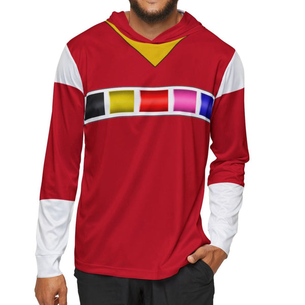 Megaranger Red Hoodie (Full Print) Super Sentai T Shirt Custom Graphic Art Cosplay Shirts Power Rangers Retro Vintage 90s Tee