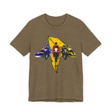 Battle Bikes Vintage Style Super Sentai T Shirt Custom Graphic Art Cosplay Shirts Power Rangers Retro  90s Tee