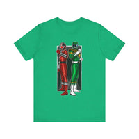 BFF Rangers Super Sentai T Shirt Custom Graphic Art Cosplay Shirts Green Ranger Power Rangers Retro Vintage 90s Tee