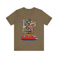 Zyuranger Super Sentai T Shirt Custom Graphic Art Cosplay Shirts Power Rangers Retro Vintage 90s Tee