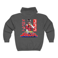 Megaranger MegaRed Full Zip Hoodie Super Sentai T Shirt Custom Graphic Art Cosplay Shirts Power Rangers Retro Vintage 90s Tee