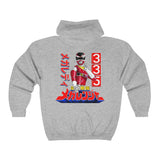 Megaranger MegaRed Full Zip Hoodie Super Sentai T Shirt Custom Graphic Art Cosplay Shirts Power Rangers Retro Vintage 90s Tee