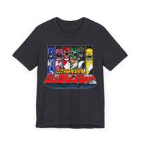 Zyuranger Super Sentai T Shirt Custom Graphic Art Cosplay Shirts Power Rangers Retro Vintage 90s Tee