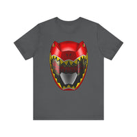 Kyoryuger Red Helmet  Super Sentai T Shirt Custom Graphic Art Cosplay Shirts Power Rangers Retro Vintage 90s Tee
