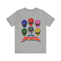 Gokaiger Helmets Super Sentai T Shirt Custom Graphic Art Cosplay Shirts Power Rangers Retro Vintage 90s Tee