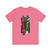 BFF Rangers Super Sentai T Shirt Custom Graphic Art Cosplay Shirts Green Ranger Power Rangers Retro Vintage 90s Tee