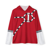ToQger Red Hoodie (Full Print) Super Sentai T Shirt Custom Graphic Art Cosplay Shirts Power Rangers Retro Vintage 90s Tee
