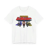 Zyuranger Bikes Super Sentai T Shirt Custom Graphic Art Cosplay Shirts Power Rangers Retro Vintage 90s Tee