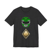 MMPR Green Helmet Super Sentai T Shirt Custom Graphic Art Cosplay Shirts Power Rangers Retro Vintage 90s Tee