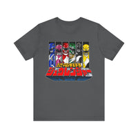 Zyuranger Super Sentai T Shirt Custom Graphic Art Cosplay Shirts Power Rangers Retro Vintage 90s Tee